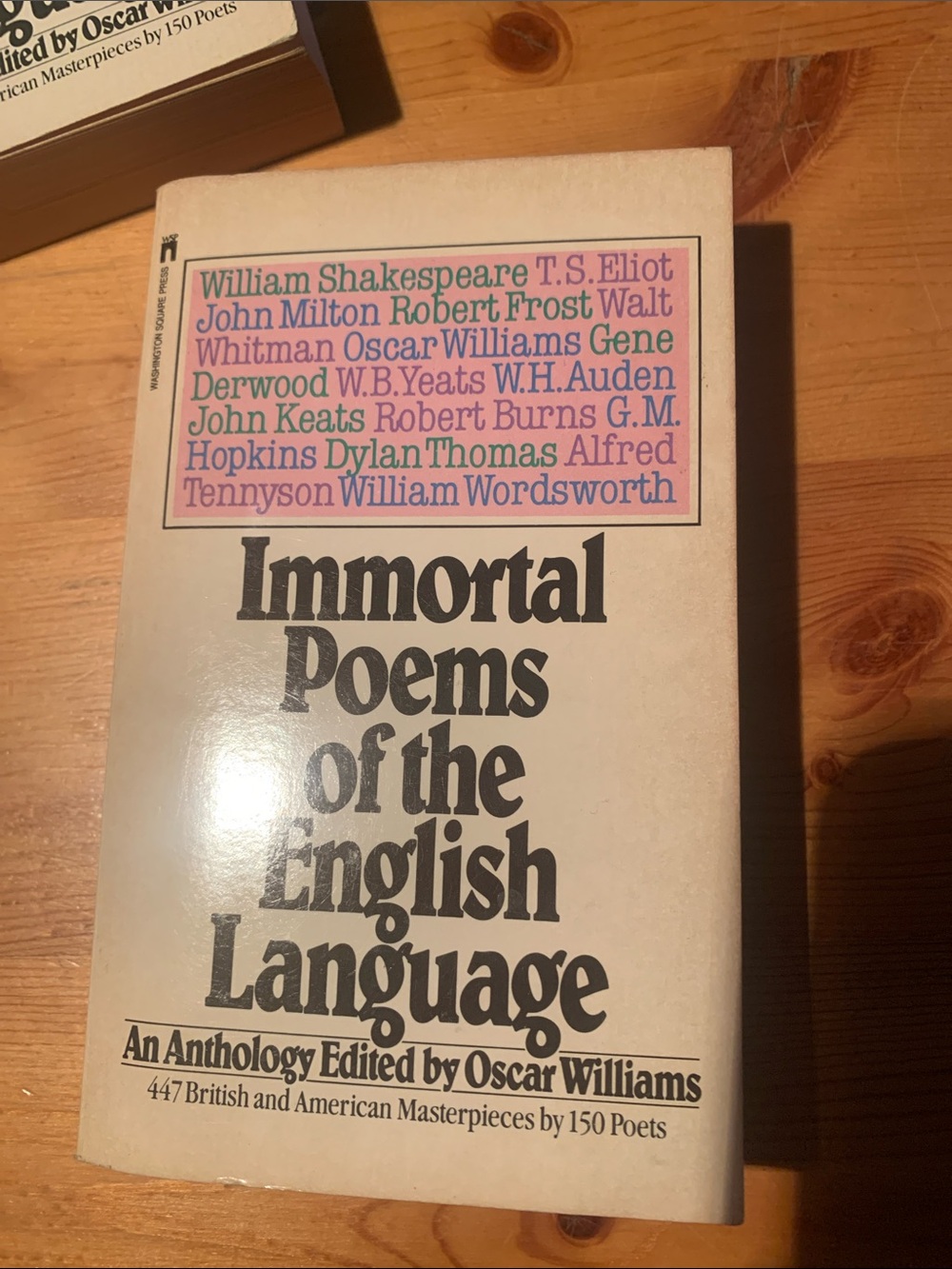 Immortal Poems of the English Language